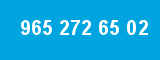 965 272 65 02 965 272 65 02